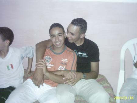 c  moi  avec  rani mon couzin